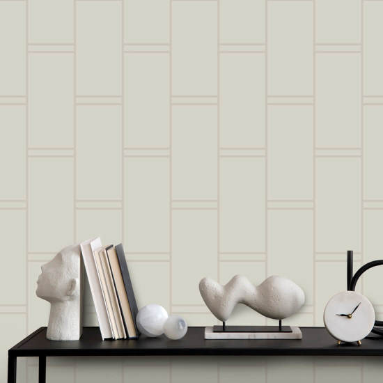 Pillar Stripe Shell Tint Wallpaper