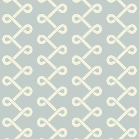 Soft Knot Pale Mineral Blue Wallpaper