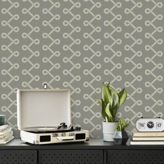 Soft Knot Walnut Wallpaper