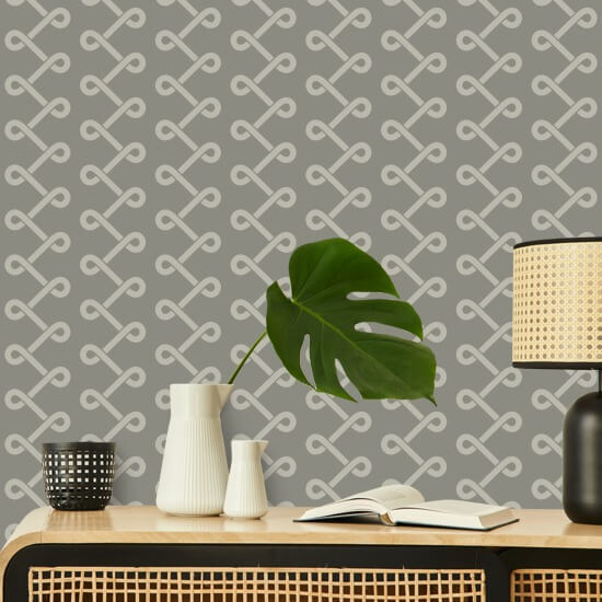 Soft Knot Walnut Wallpaper