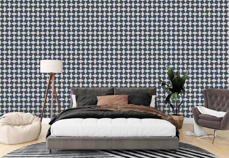 Chèque personnalisé Papier peint Oxford Blue