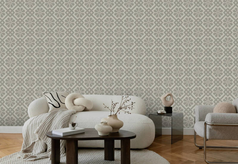 Villa Mosaic Valnöt Bakgrund