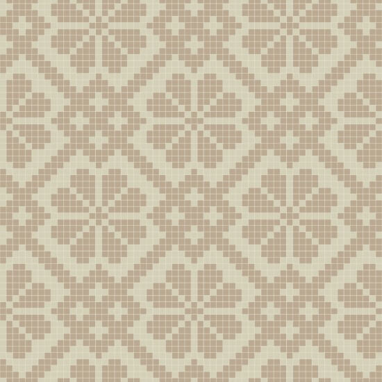 Villa Mosaic Washed Terracotta Wallpaper