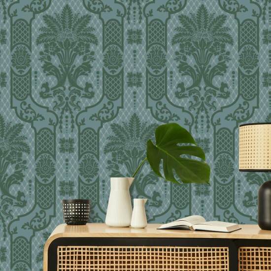 Søjleblomst Blå Jade Baggrund