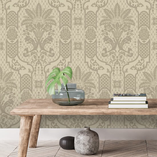 Columnar Bloom Champagne Wallpaper