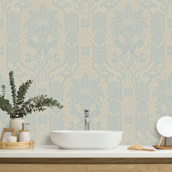 Flor colunar Papel de parede Eggshell