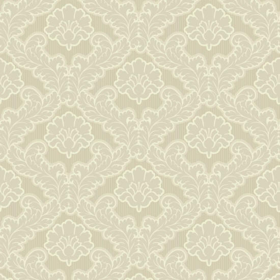 Drawing Room Leaf Linen Wallpaper