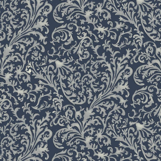 Vitigno fiorentino Carta da parati Deep Blue