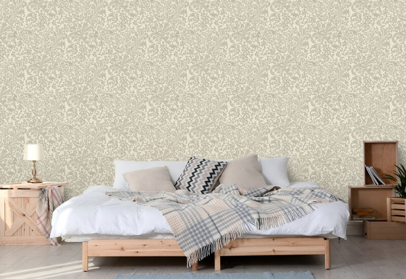 Florentine Vine Linen Wallpaper