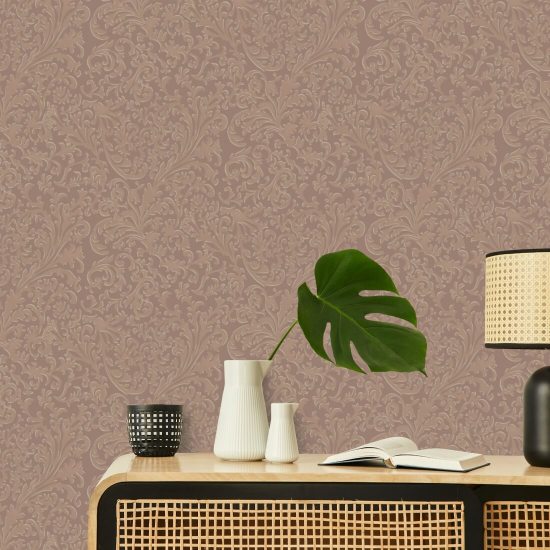 Vigne florentine Papier peint Red Clay