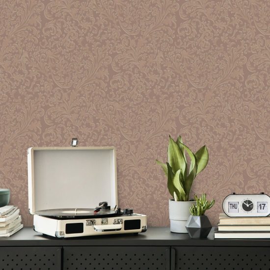 Vigne florentine Papier peint Red Clay