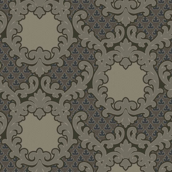 Shadow Leaf Damast Trockenholz-Tapete