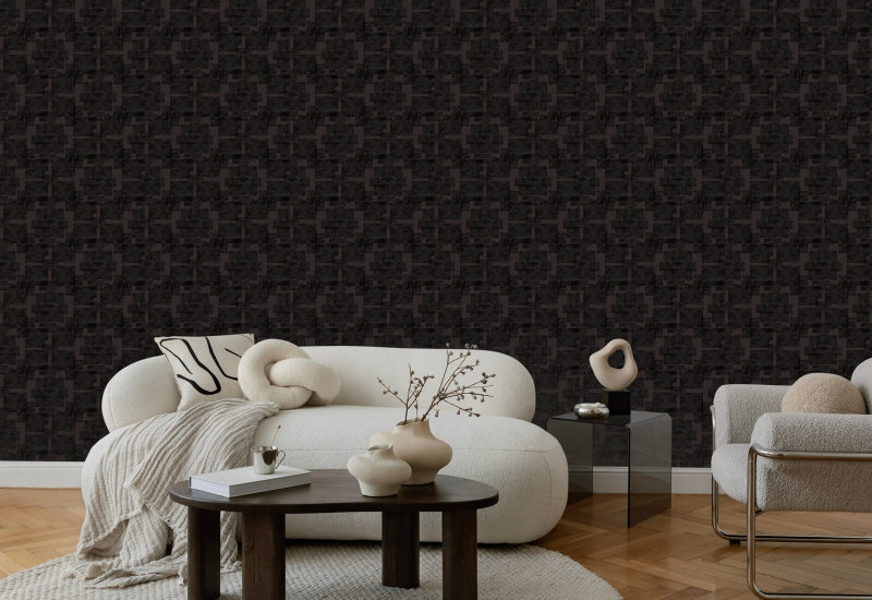 Silken Poppy Antiek schaduwbehang