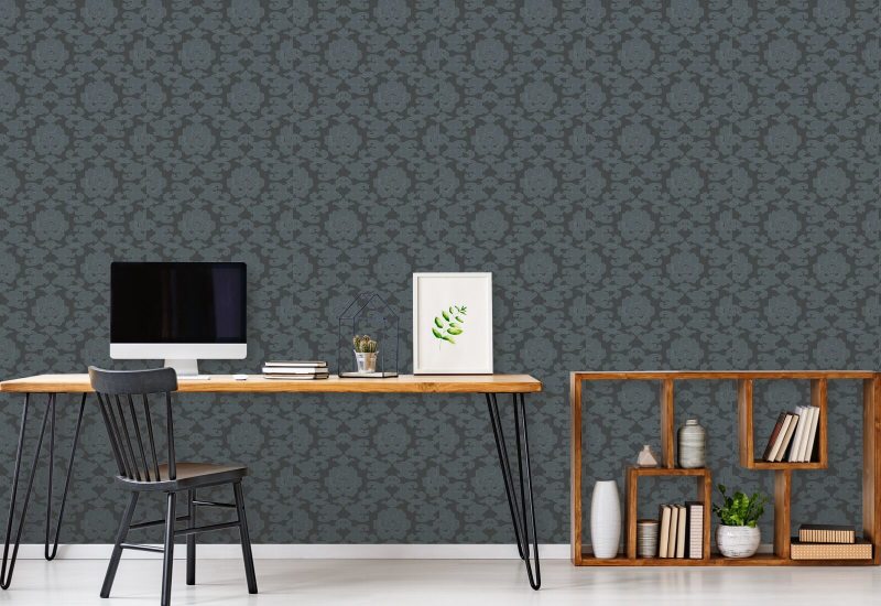 Seidene Mohnblume Azurite Shadow Hintergrundbild