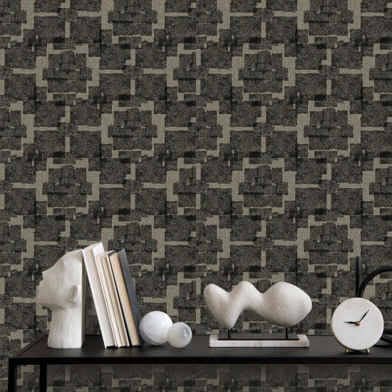 Silken Poppy Linen Wallpaper
