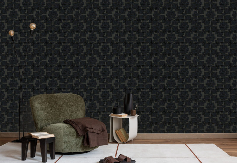 Silken Poppy Obsidian Wallpaper