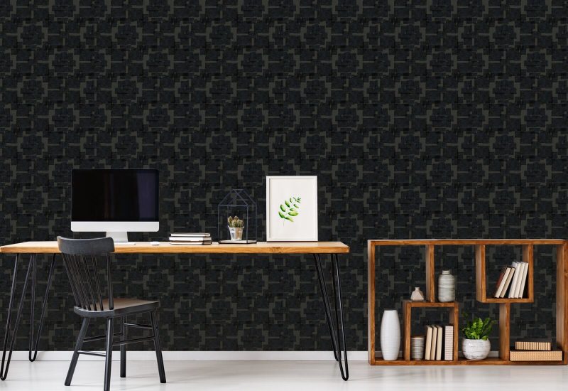 Silken Poppy Obsidian Wallpaper