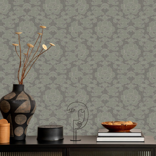Silkevalmue Olive Ash Baggrund