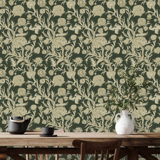 Blooming Thicket Goldenrod Wallpaper