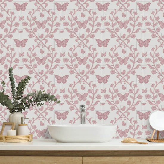 Sommerfuglhage Dusty Blush Bakgrunn