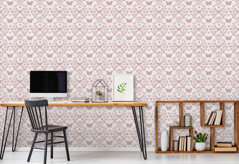 Sommerfuglhage Dusty Blush Bakgrunn