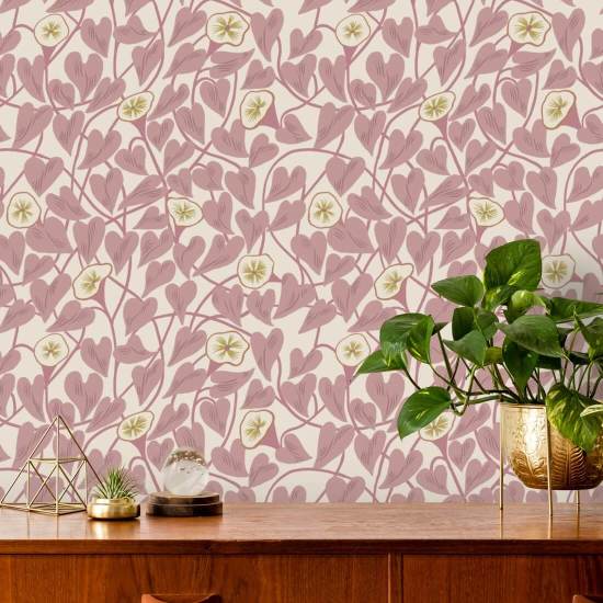 Klatrende vinranke Dusty Blush Bakgrunn