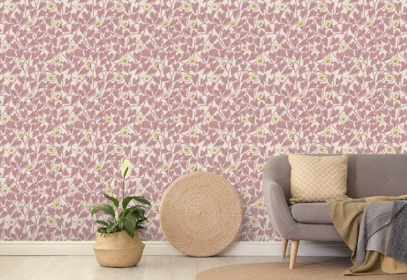 Klättrande vinstock Dusty Blush Bakgrund
