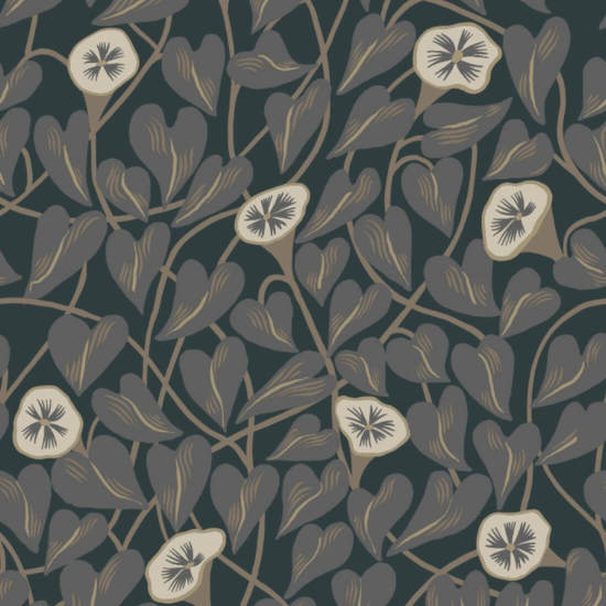 Climbing Vine Nocturne Wallpaper
