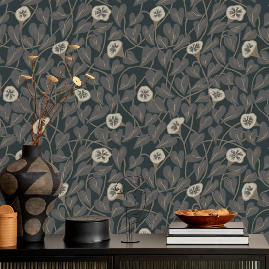 Climbing Vine Nocturne Wallpaper