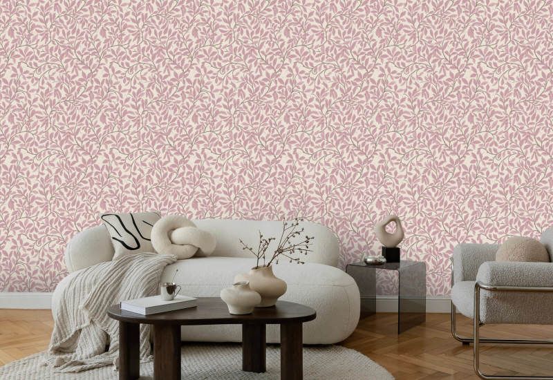 Hoja y vaina Fondo de pantalla Dusty Blush