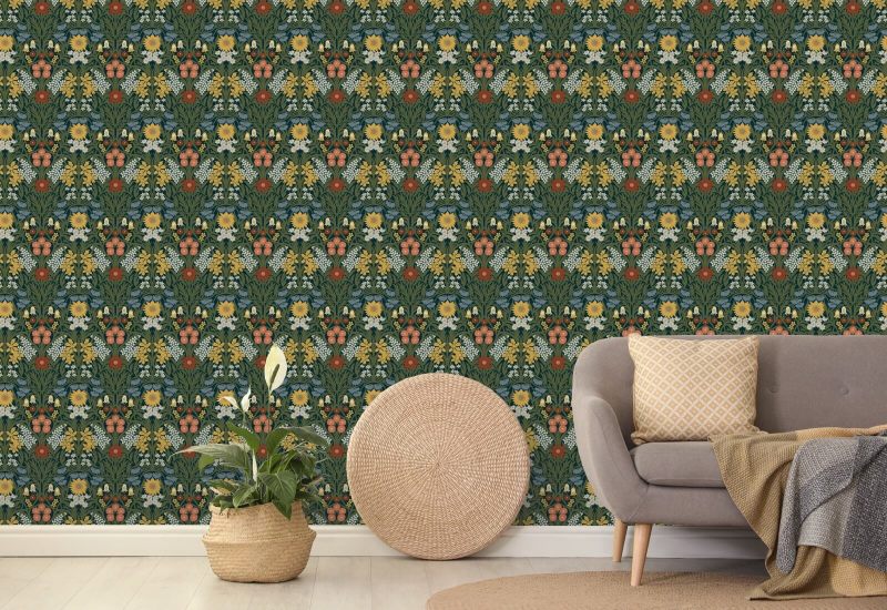 Wilde Wiese Craftsmans Colors Hintergrundbild