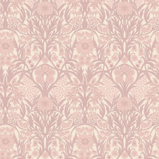 Villi niitty Dusty Blush Taustakuva