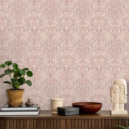 Prato selvaggio Carta da parati Dusty Blush