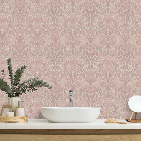 Pradera salvaje Fondo de pantalla Dusty Blush