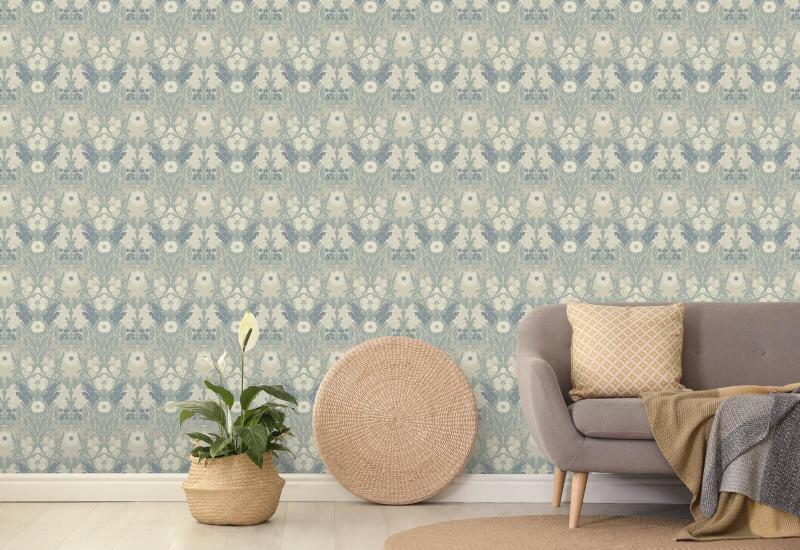 Prairie sauvage Papier peint Linen Stone