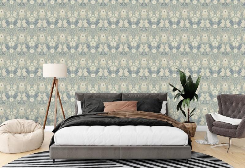 Prairie sauvage Papier peint Linen Stone