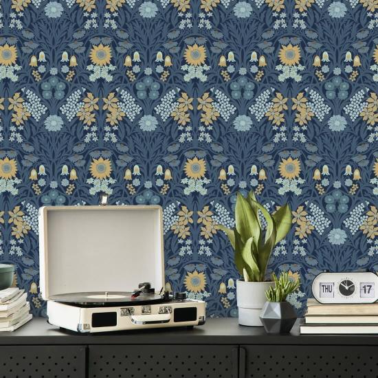 Pradera salvaje Fondo de pantalla Navy Indigo