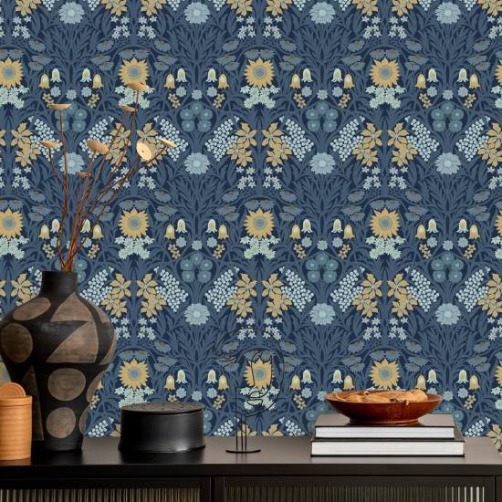Villeng Navy Indigo Bakgrunn
