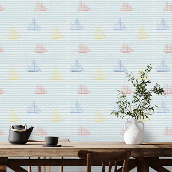 Sailboats Popsicle Wallpaper
