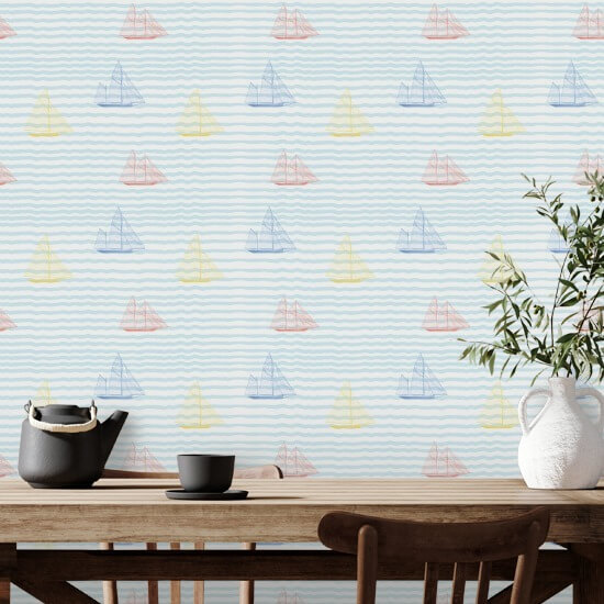 Sailboats Popsicle Wallpaper