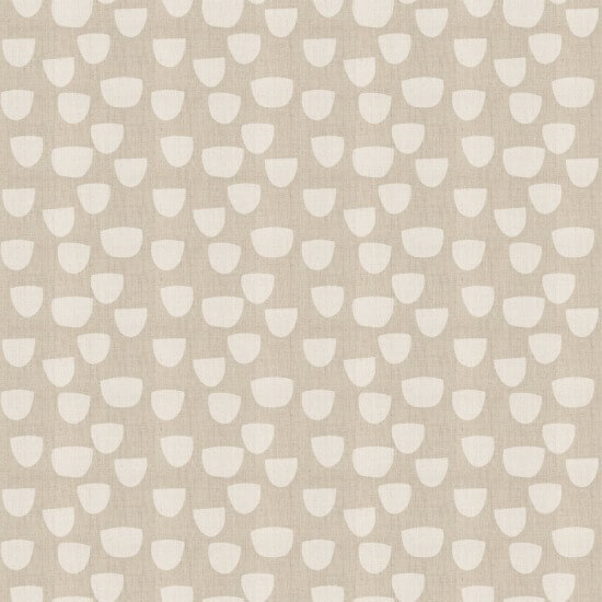 Paper Cups Raw Linen Wallpaper