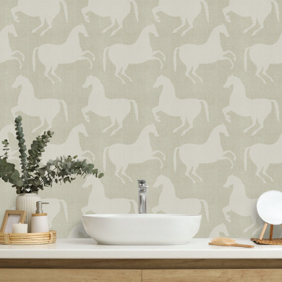 Paper Horses Eucalyptus Wallpaper