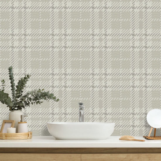 Clark-ruudullinen Berteau Beige Taustakuva