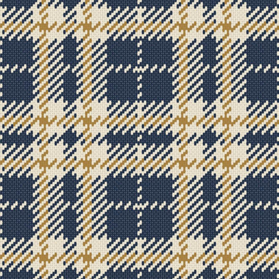 Clark Plaid Navy Gold Coast Bakgrunn