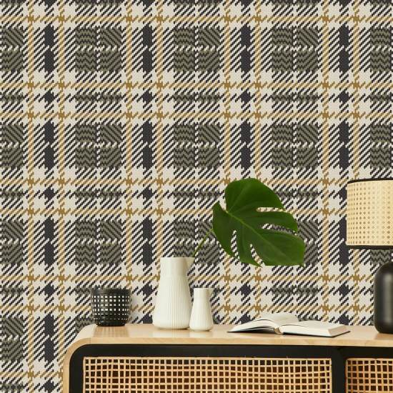 Manta Clark Papel de parede Wood Lawn Green
