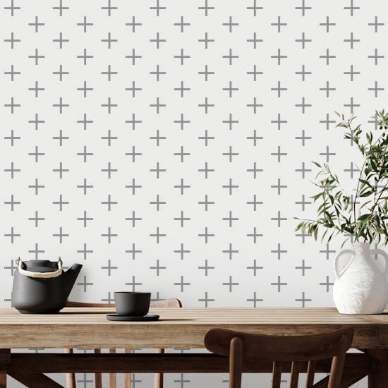 Addition Graphite Wallpaper