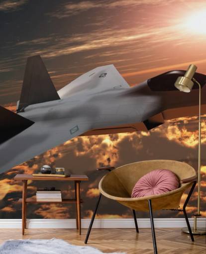 customizable aircraft wallpaper mural called F-22 Fighter Jet customizable aircraft wallpaper mural called F-22 Fighter Jet