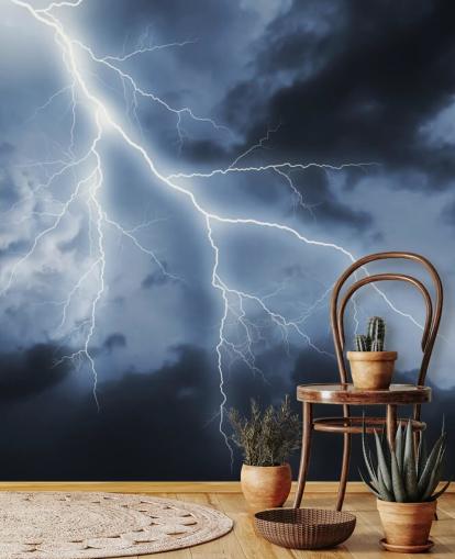 Carta da parati illuminante e cielo notturno