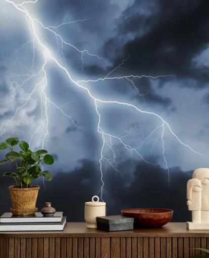 Lightening and Night Sky Wallpaper Lightening and Night Sky Wallpaper