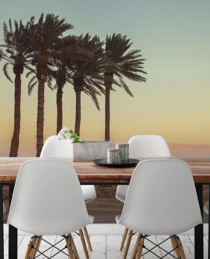 aanpasbare strandmuurschildering met palmbomen genaamd Palm Trees, Dead Sea door Assaf Frank aanpasbare strandmuurschildering met palmbomen genaamd Palm Trees, Dead Sea door Assaf Frank